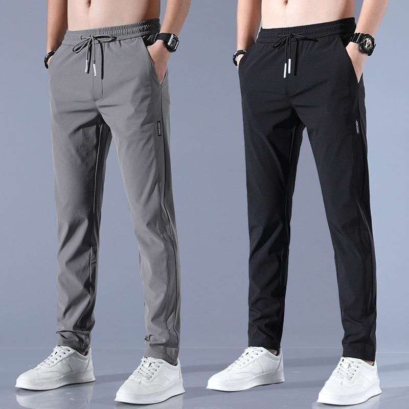FlexiFit™ Men’s Solid Lycra Track Pants (Pack of 2)