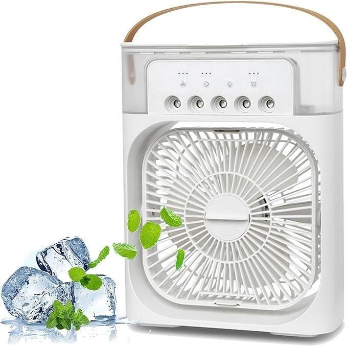ZyroCool Portable Water Spray Fan – USB Electric Air Cooler &amp; Humidifier